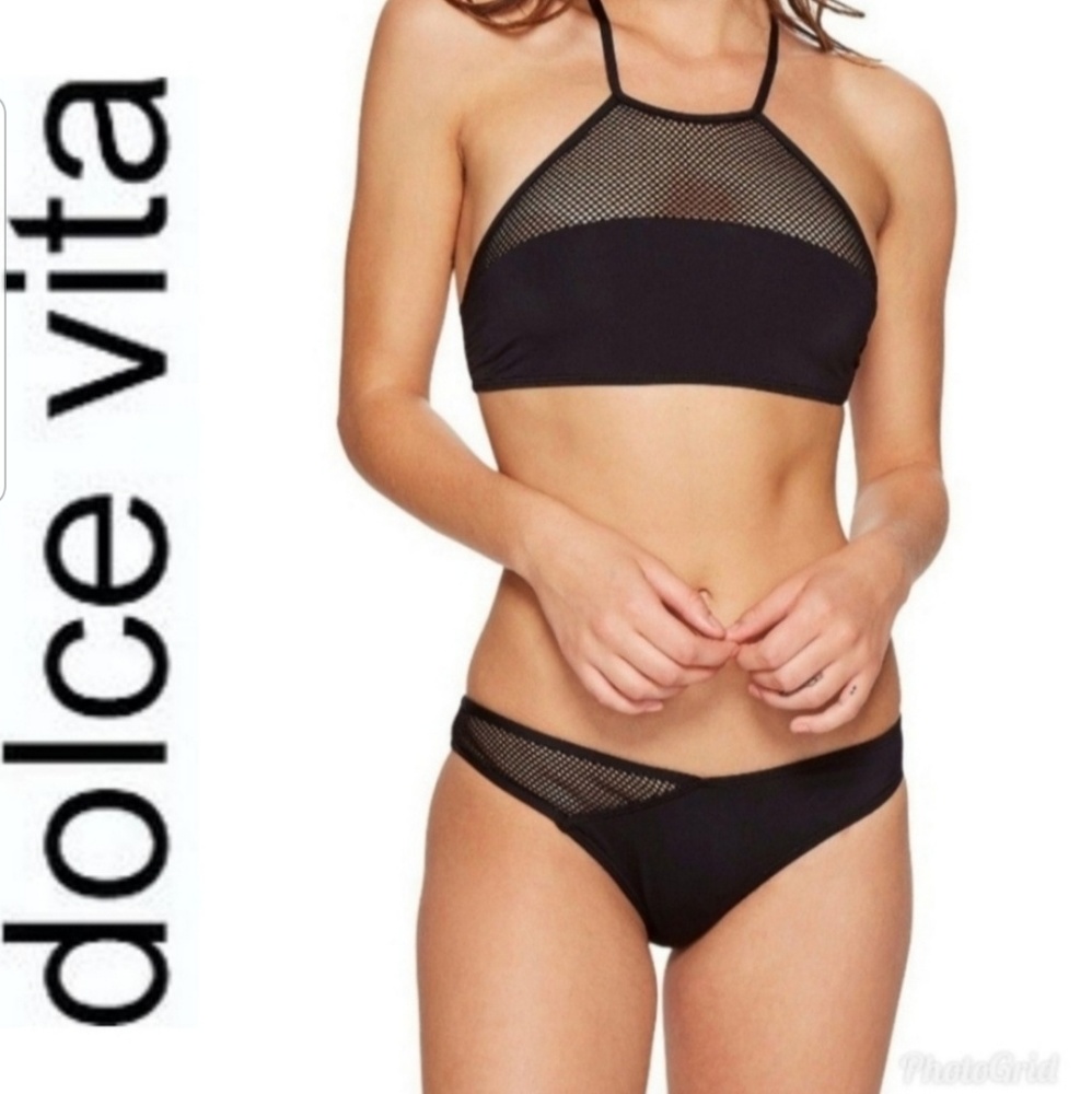 🛍SALE NEW Dolce Vita Courtside Halter Bikini Set